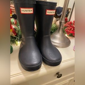 Navy Hunter Boots Size 9/10